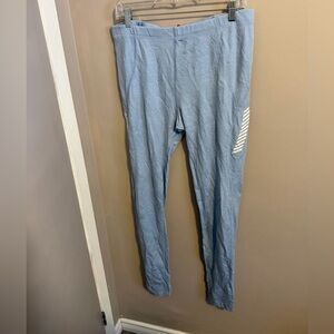 Helly Hansen merino wool base layer leggings women  L waist 16 with stretch ski